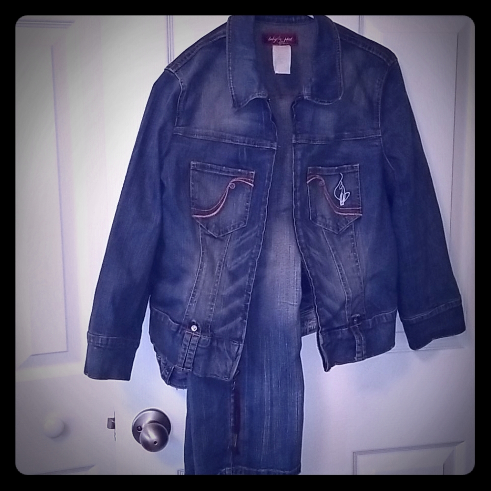Jean's and Jacket Set by Baby Phat